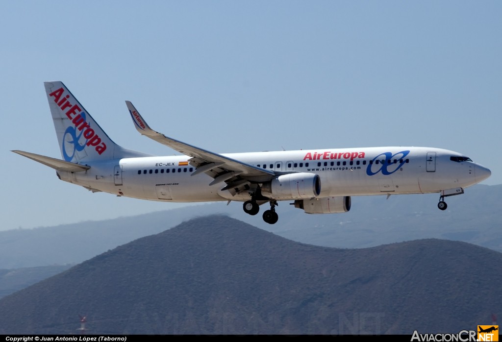 EC-JEX - Boeing 737-86N - Air Europa