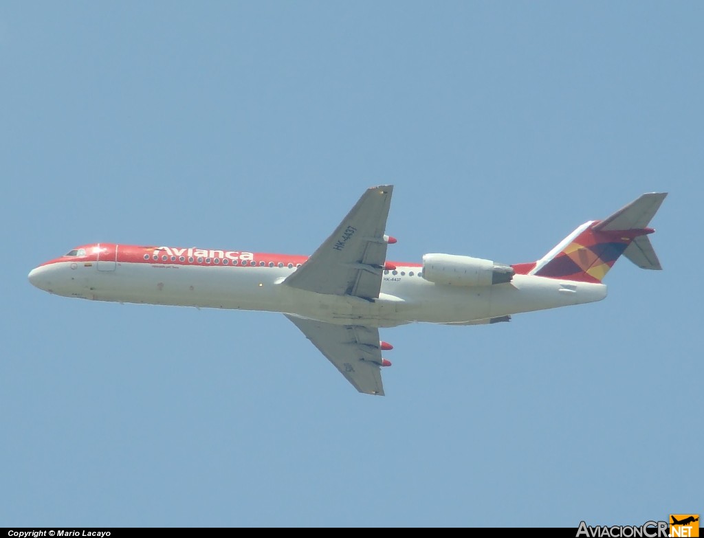 HK-4437 - Fokker 100 - Avianca Colombia