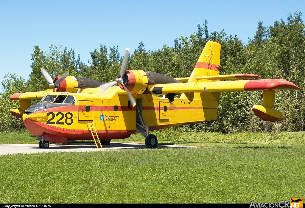 C-FTXG - Canadair CL-215-1A10 - Gobierno de Québec - Servicio Aéreo Gubernamental
