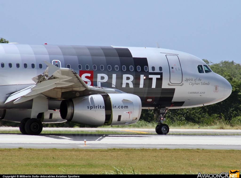 N514NK - Airbus A319-132 - Spirit