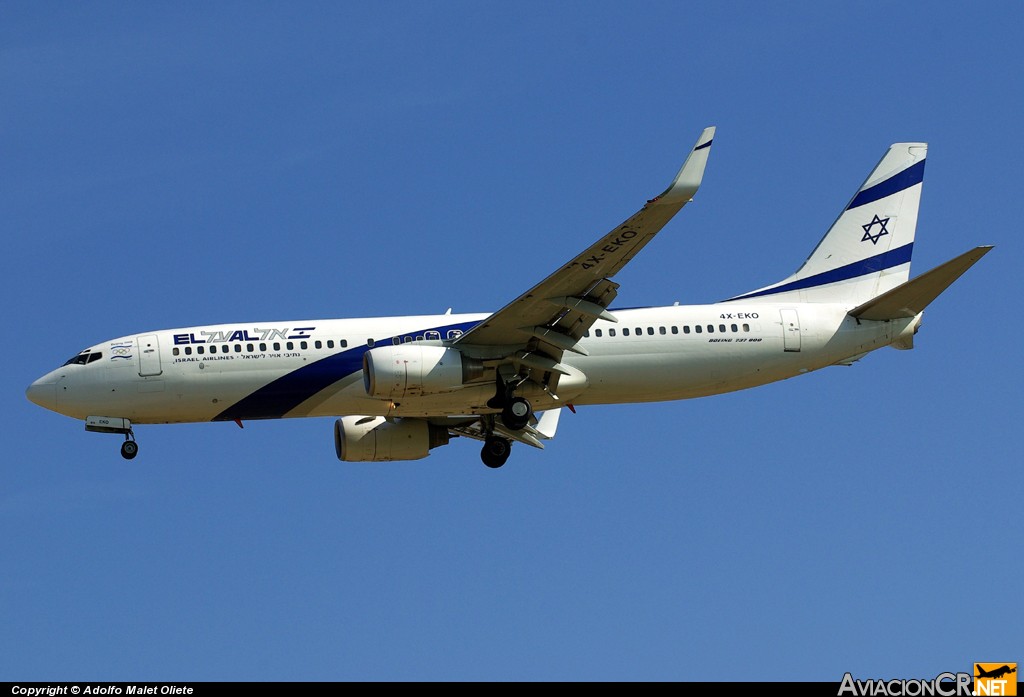4X-EKO - Boeing 737-86Q - El Al Israel Airlines