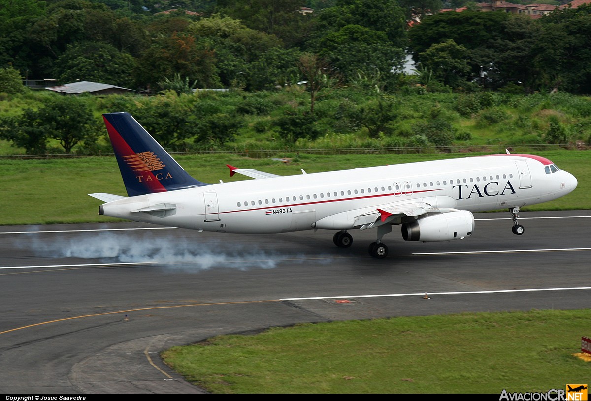 N493TA - Airbus A320-233 - TACA