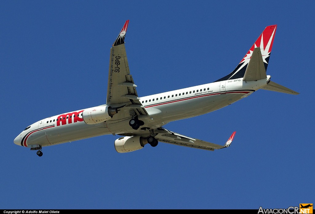 SU-BPG - Boeing 737-86N - AMC Airlines