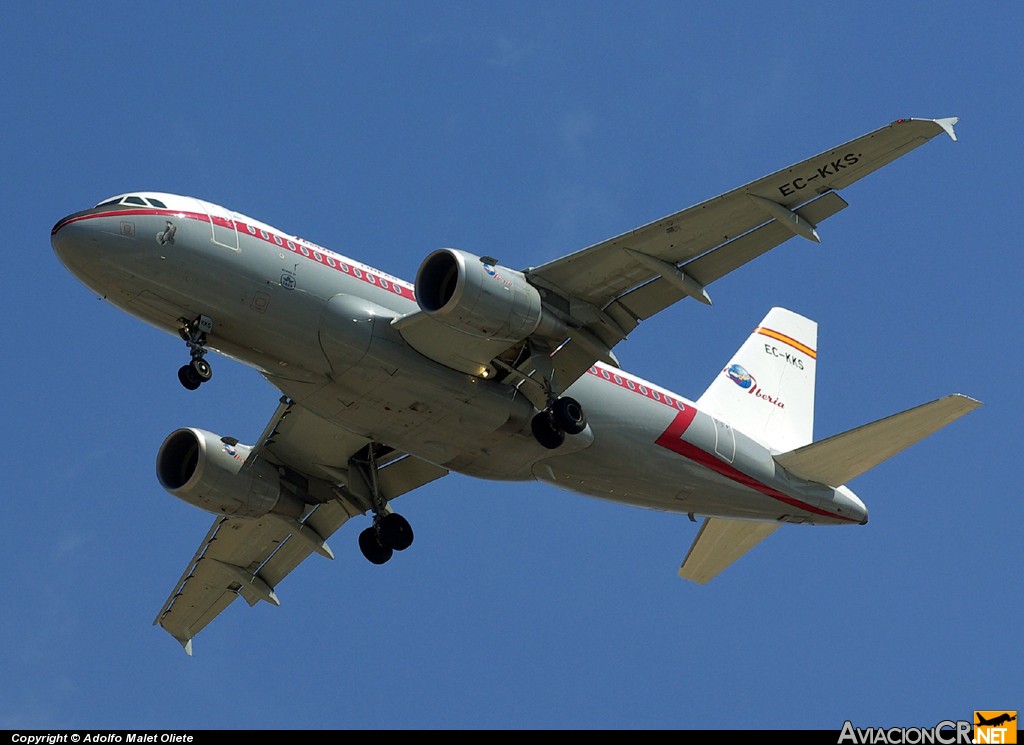 EC-KKS - Airbus A319-111 - Iberia