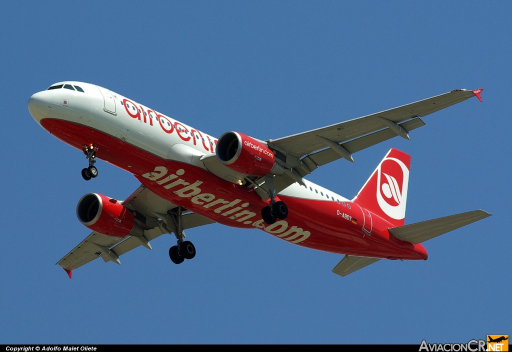 D-ABDT - Airbus A320-214 - Air Berlin