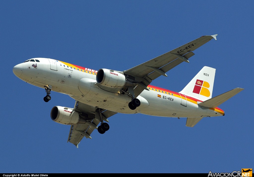 EC-KEV - Airbus A319-111 - Iberia