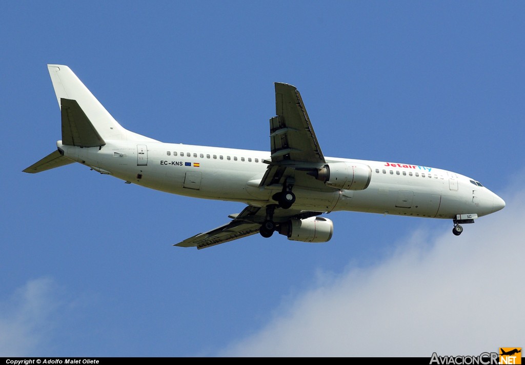 EC-KNS - Boeing 737-4Y0 - Jetair Fly