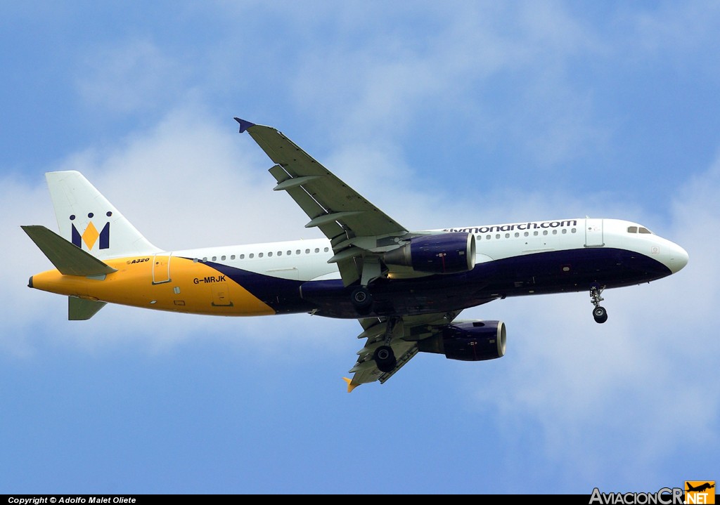G-MRJK - Airbus A320-214 - Monarch Airlines