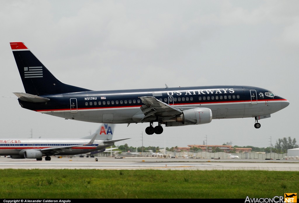 N517AU - Boeing 737-3B7 - US Airways