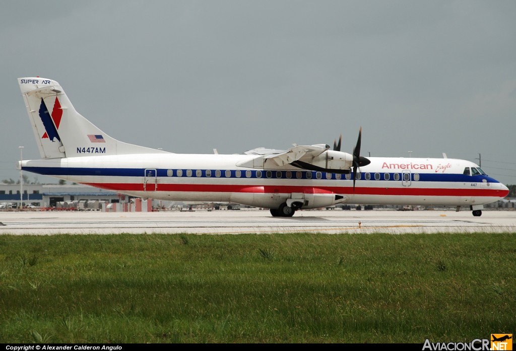 N447AM - ATR 72-212 - American Eagle