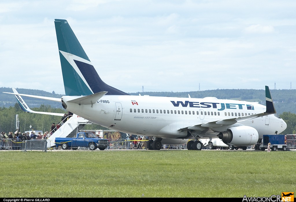 C-FWBG - Boeing 737-7CT - Westjet