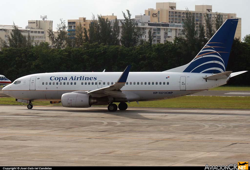 HP-1372CMP - Boeing 737-7V3 - Copa Airlines