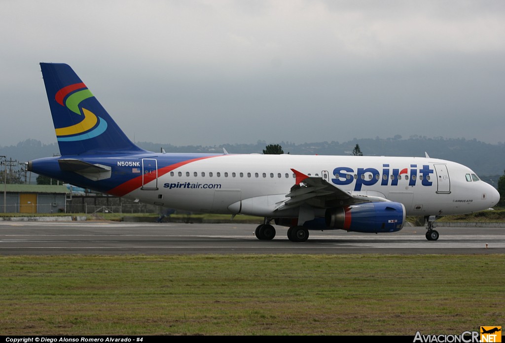 N505NK - Airbus A319-132 - Spirit Airlines