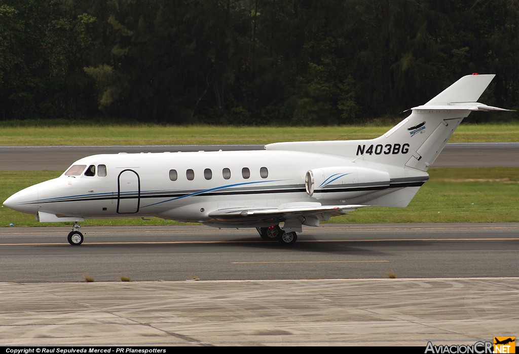 N403BG - Hawker Siddeley HS-125-700A - BG3 LLC/Sun Steel Co.