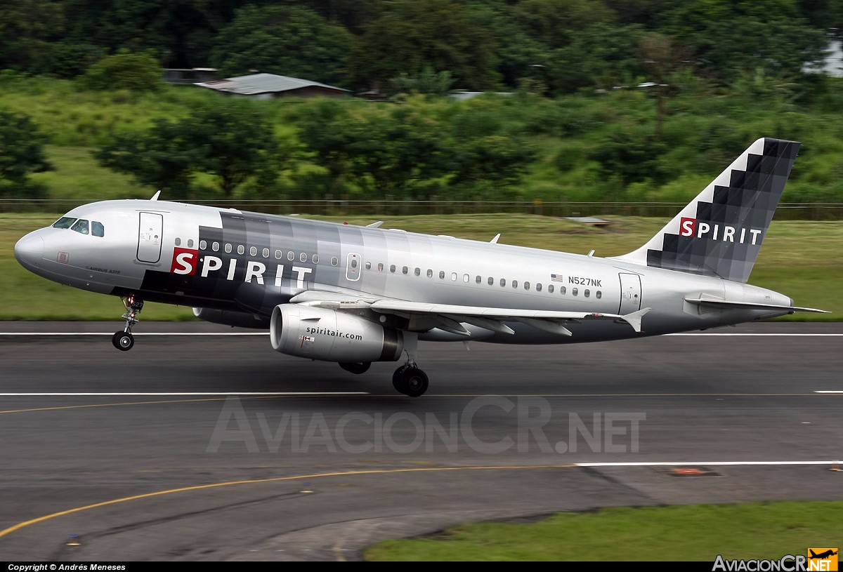 N527NK - Airbus A319-132 - Spirit Airlines
