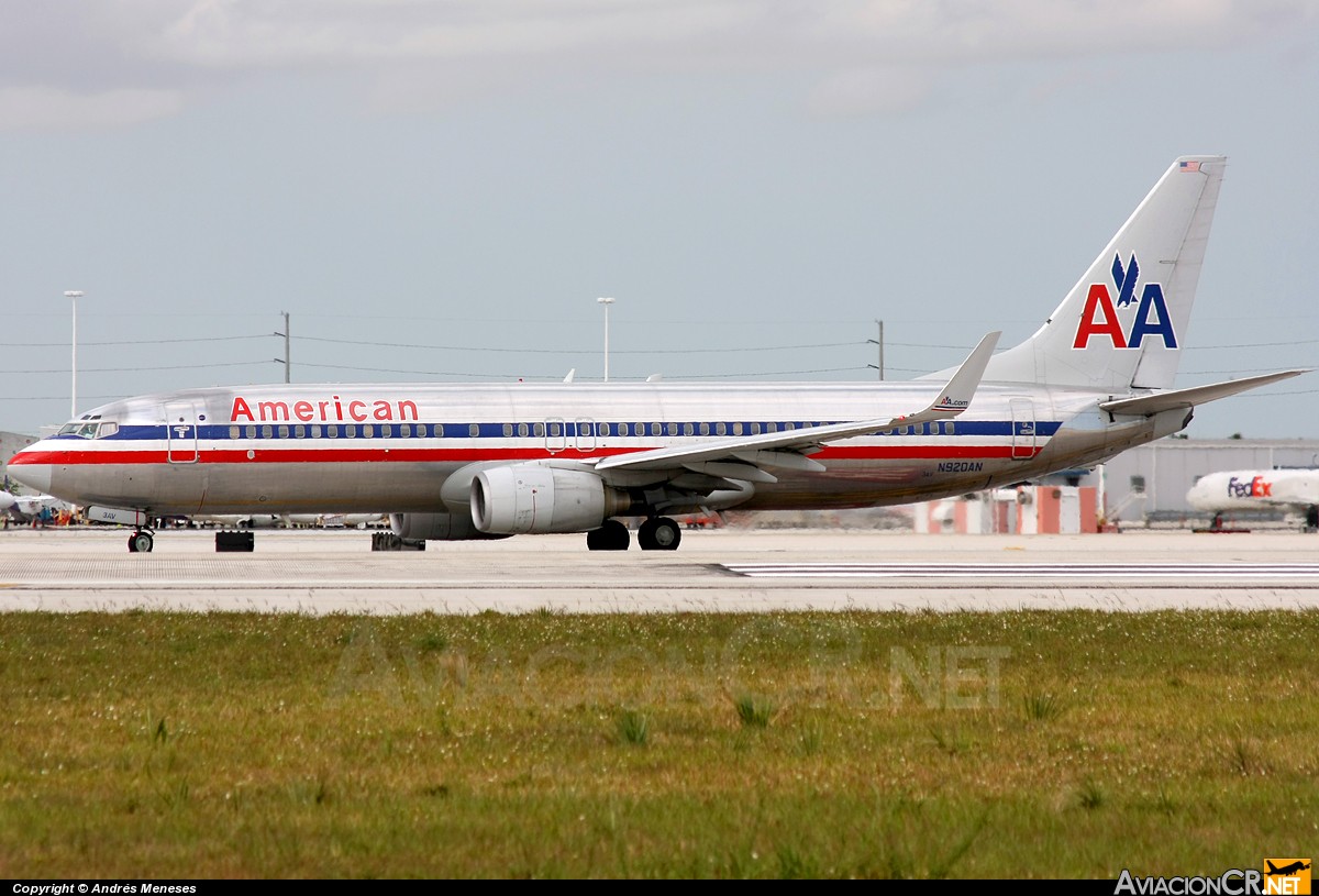 N920AN - Boeing 737-823 - American Airlines