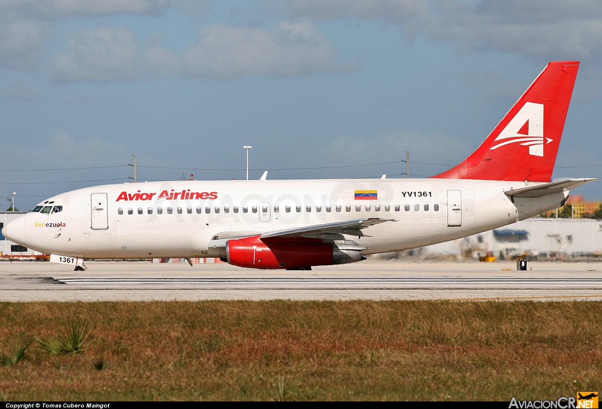 YV1361 - Boeing 737-2H4/Adv - Avior Airlines