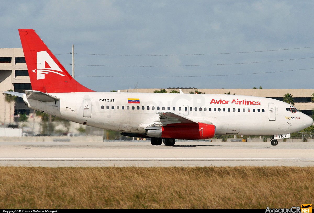 YV1361 - Boeing 737-2H4/Adv - Avior Airlines