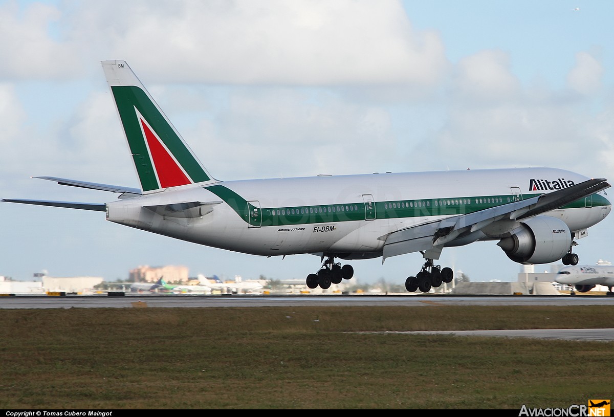 EI-DBM - Boeing 777-243/ER - Alitalia