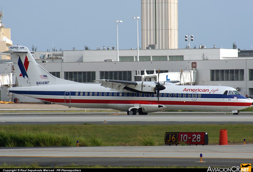 N414WF - Aerospatiale ATR-72-212 - American Eagle