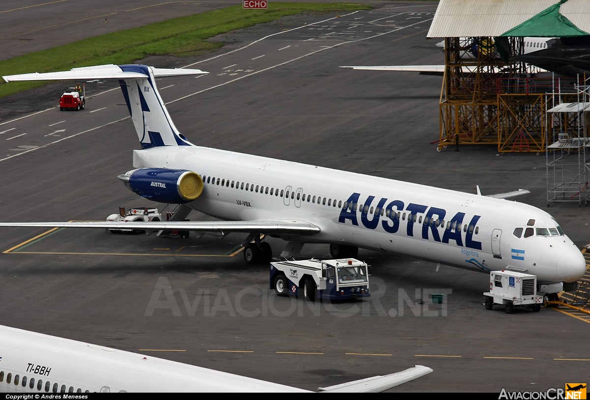 LV-VBX - McDonnell Douglas MD-88 - Austral Líneas Aéreas