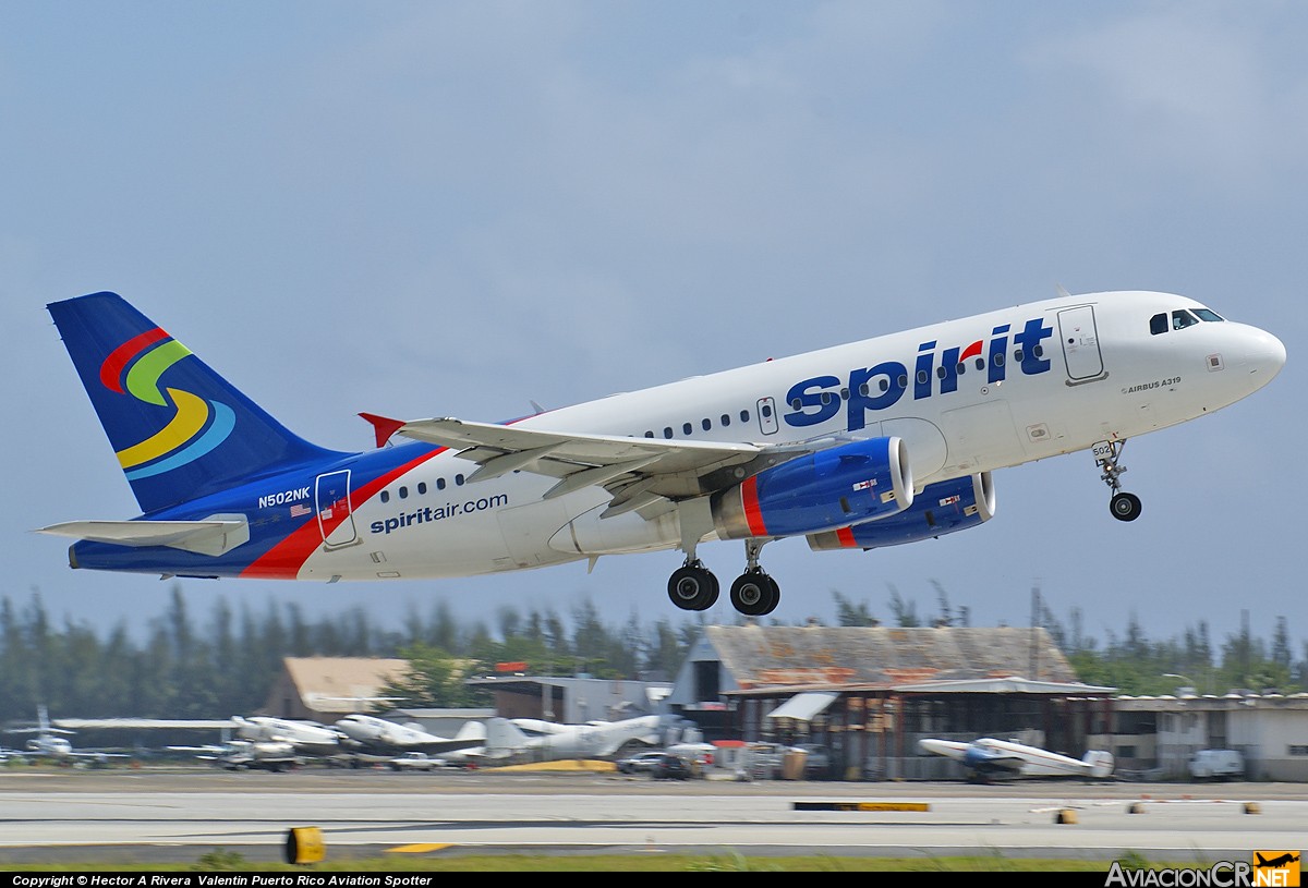 N502NK - Airbus A319-132 - Spirit