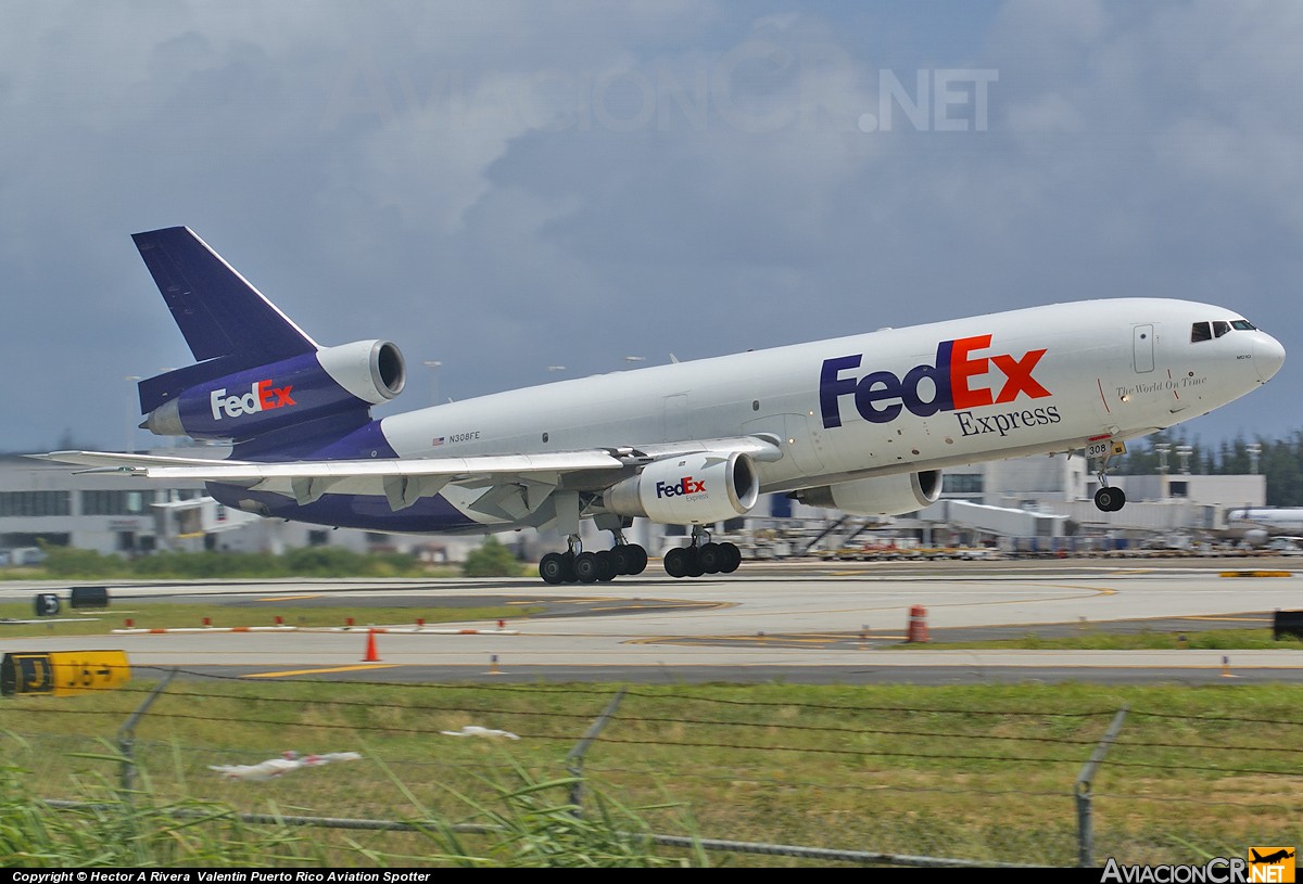 N308FE - McDonnell Douglas DC-10-30F - FedEx