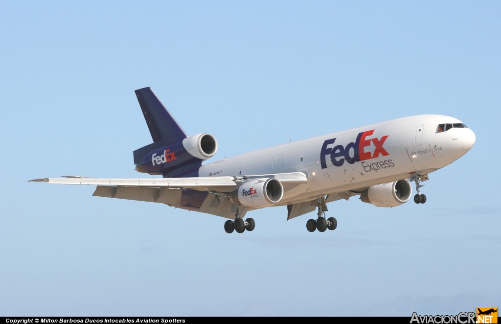 N384FE - McDonnell Douglas DC-10-10F - FedEx