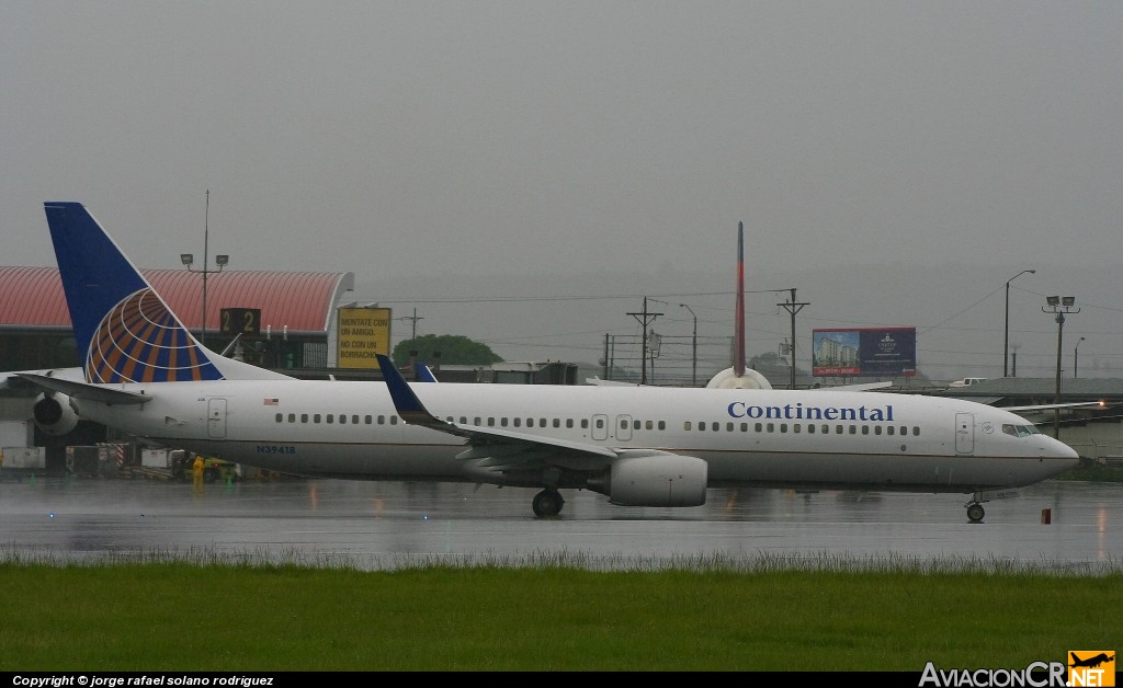 N39418 - Boeing 737-924 - Continental Airlines
