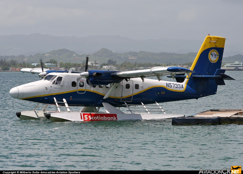 N573SA - De Havilland Canada DHC-6-300 Twin Otter - Seaborne AIrlines