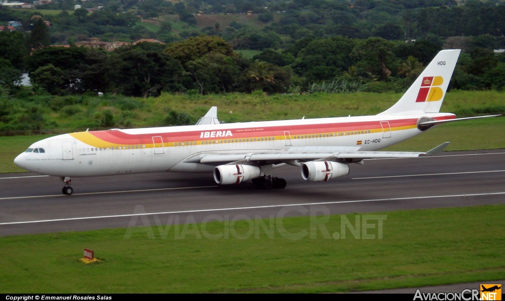 EC-HDQ - Airbus A340-313X - Iberia