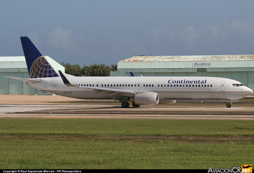 N37422 - Boeing 737-924/ER - Continental Airlines