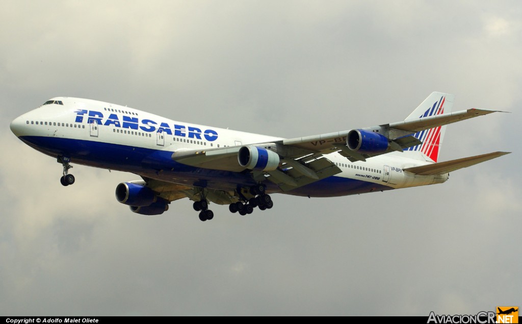 VP-BPX - Boeing 747-267B - Transaero Airlines