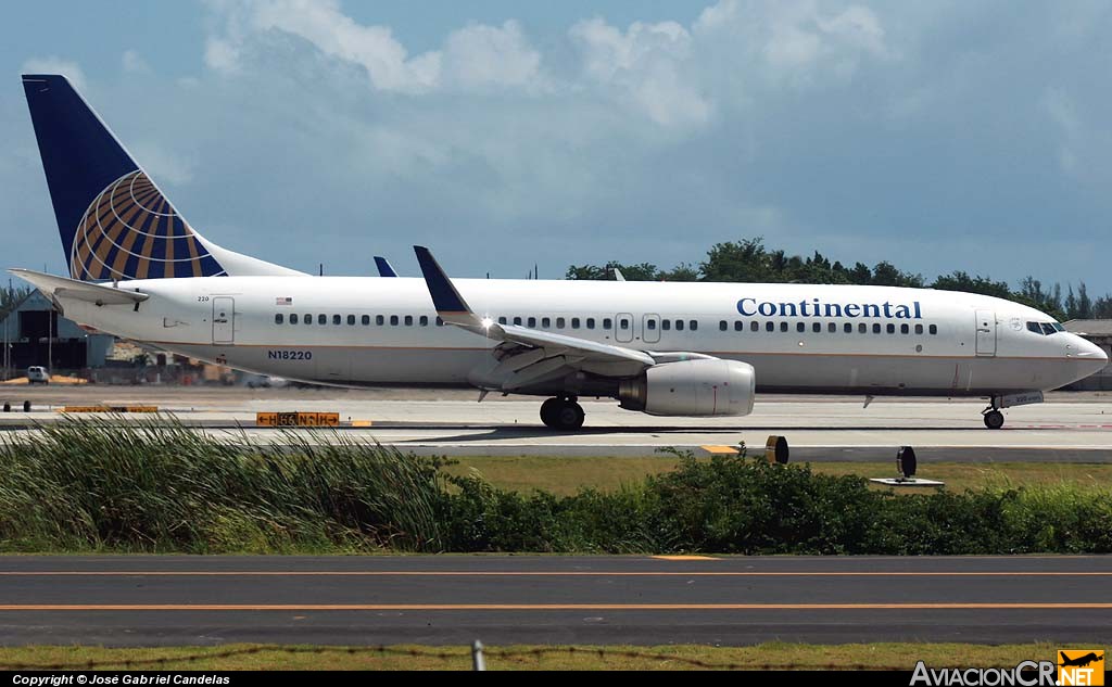 N18220 - Boeing 737-824 - Continental Airlines