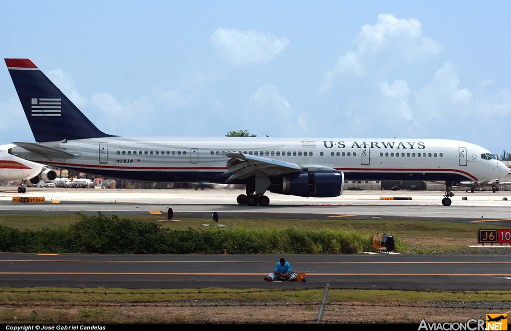 N918UW - Boeing 757-225 - US Airways