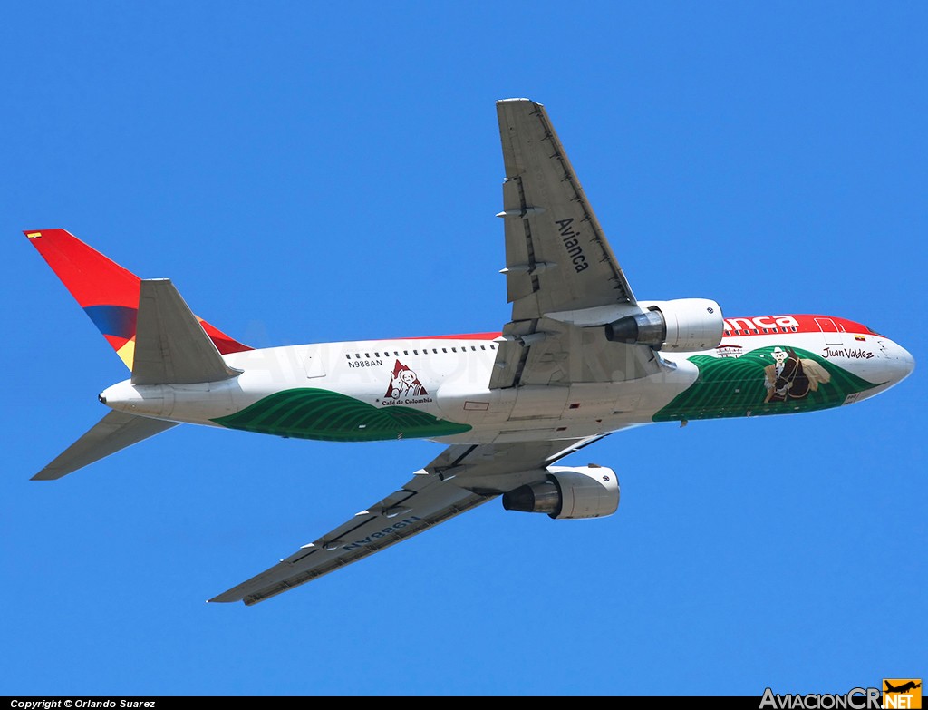 N988AN - Boeing 767-284/ER - Avianca Colombia