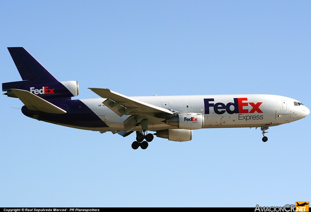 N390FE - McDonnell Douglas MD-10-10F - FedEx