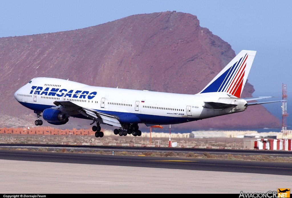 VP-BQH - Boeing 747-219B - Transaero Airlines