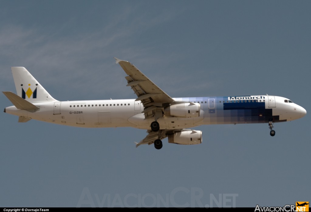 G-OZBR - Airbus A321-231 - Monarch Airlines