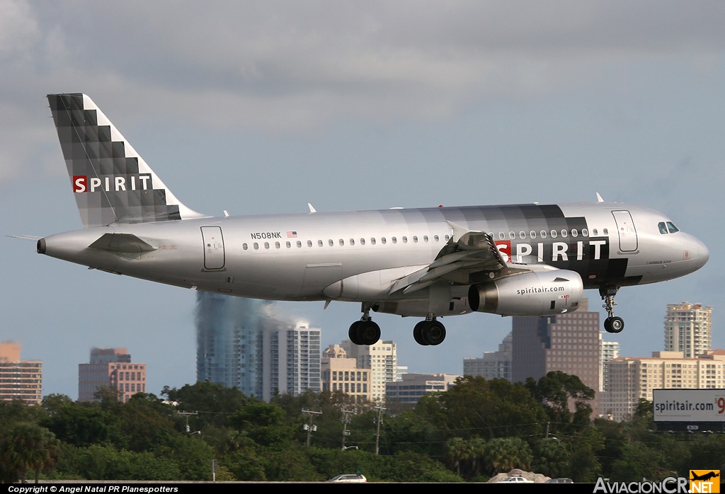 N508NK - Airbus A319-132 - Spirit Airlines