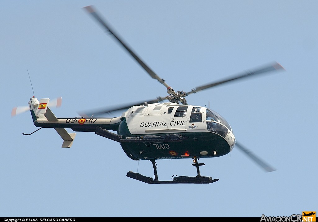 09-117 - MBB Bö105 (Genérico) - Guardia Civil