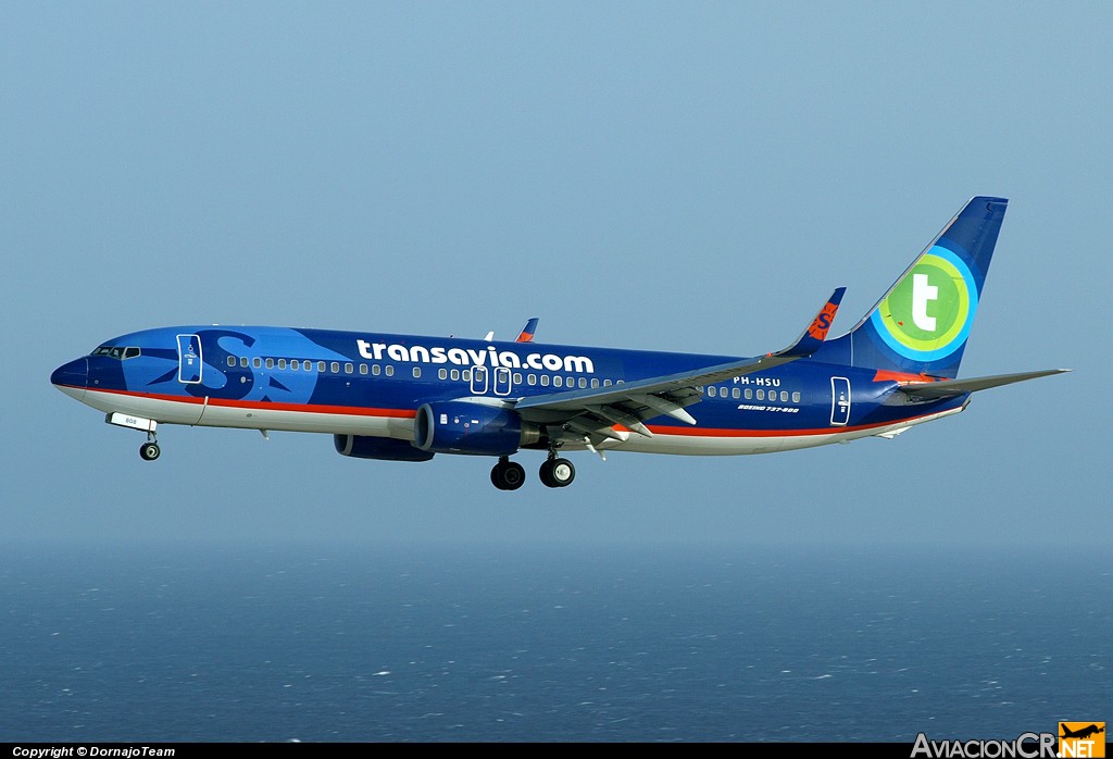 PH-HSU - Boeing 737-8BK - Transavia Airlines
