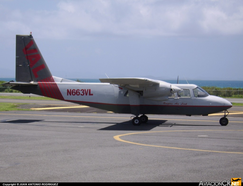 N663VL - Britten-Norman BN-2 Islander - Vieques Air Link