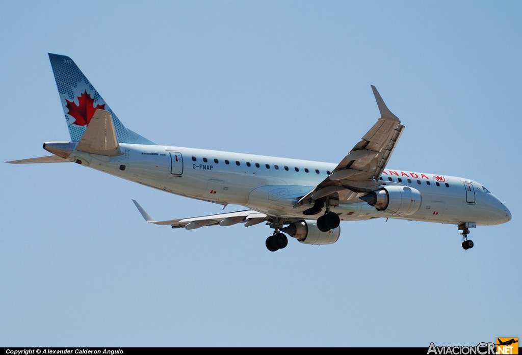 C-FNAP - Embraer ERJ-190-100AR - Air Canada