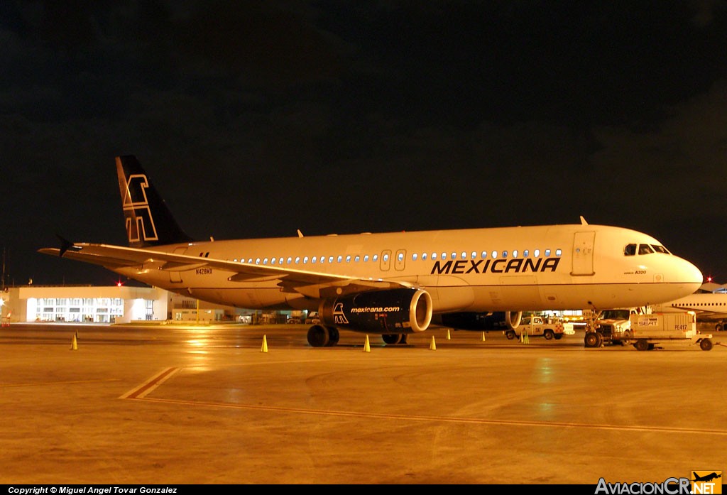 N428MX - Airbus A320-231 - Mexicana