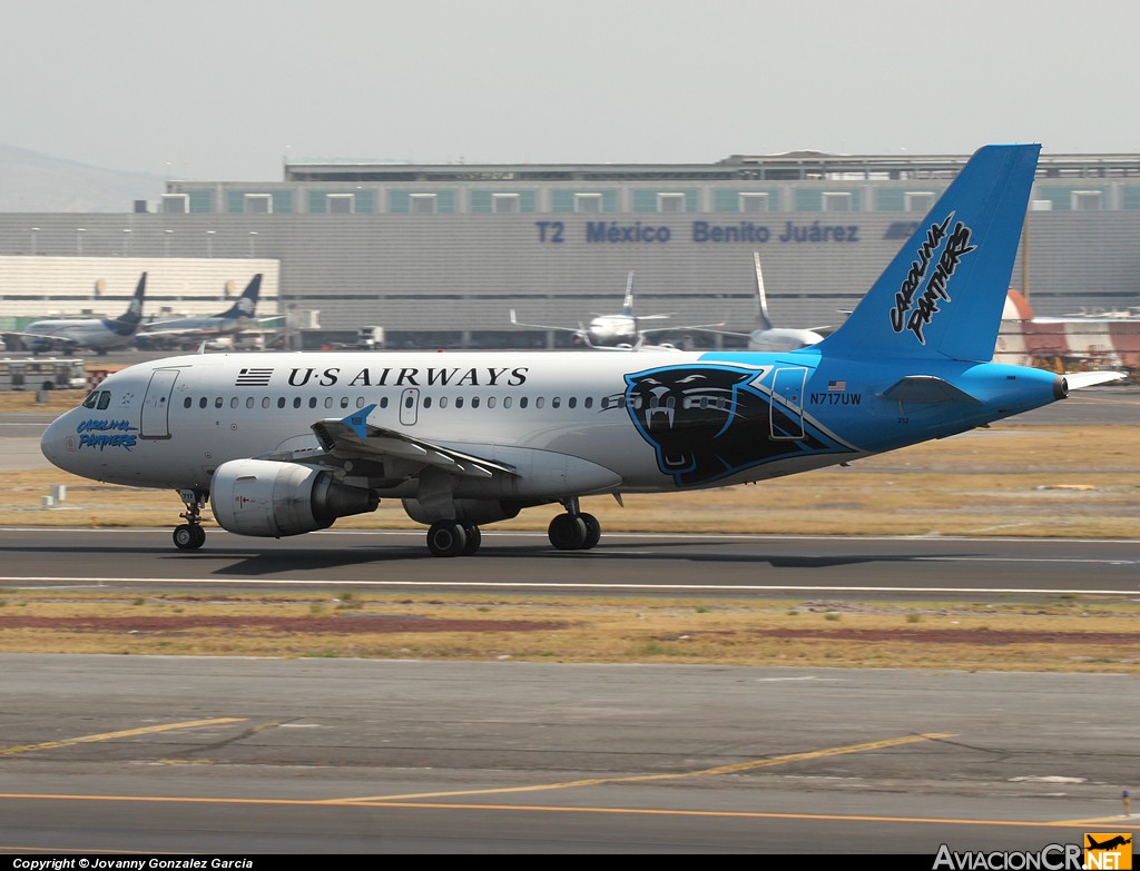 N717UW - Airbus A319-112 - US Airways