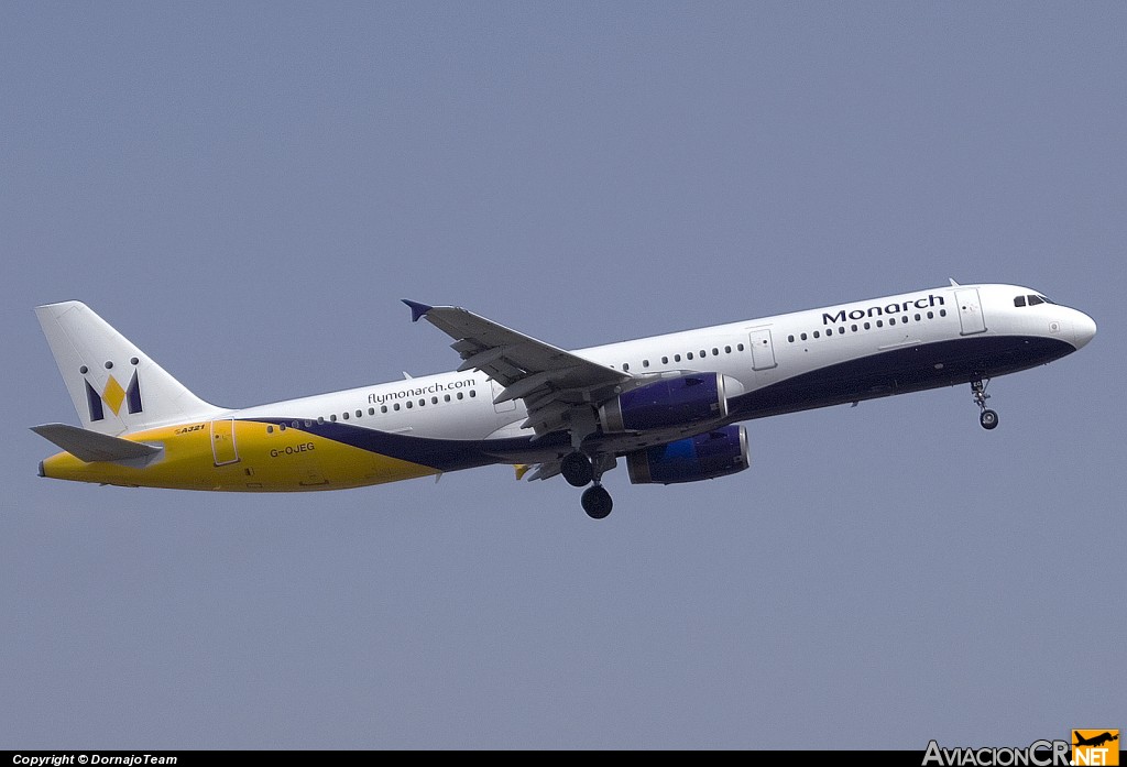 G-OJEG - Airbus A321-231 - Monarch Airlines