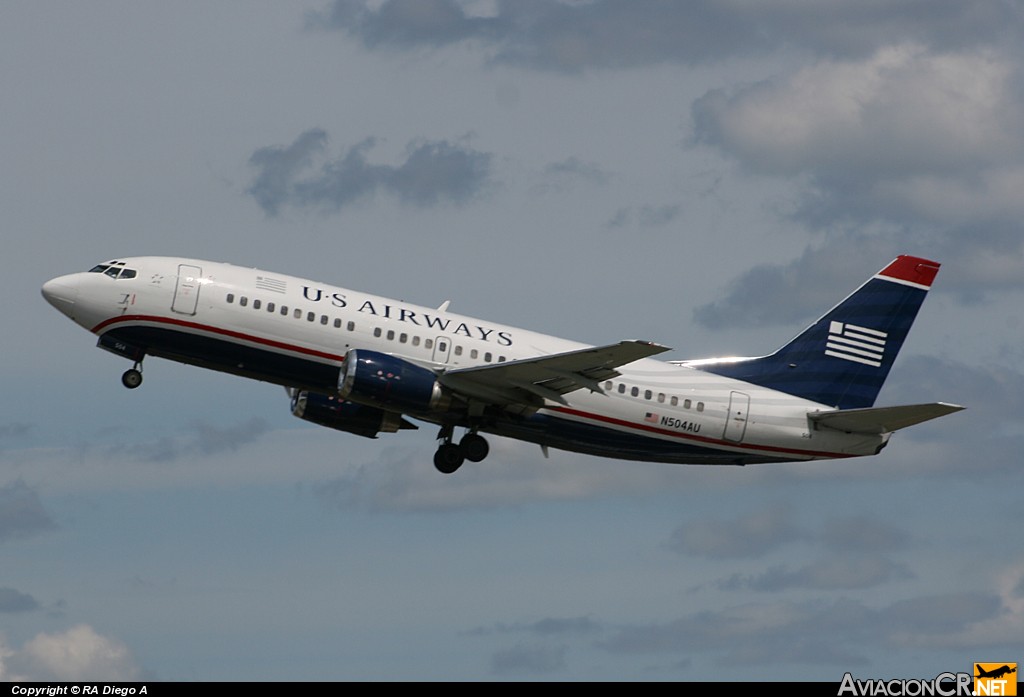 N504AU - Boeing 737-3B7 - US Airways