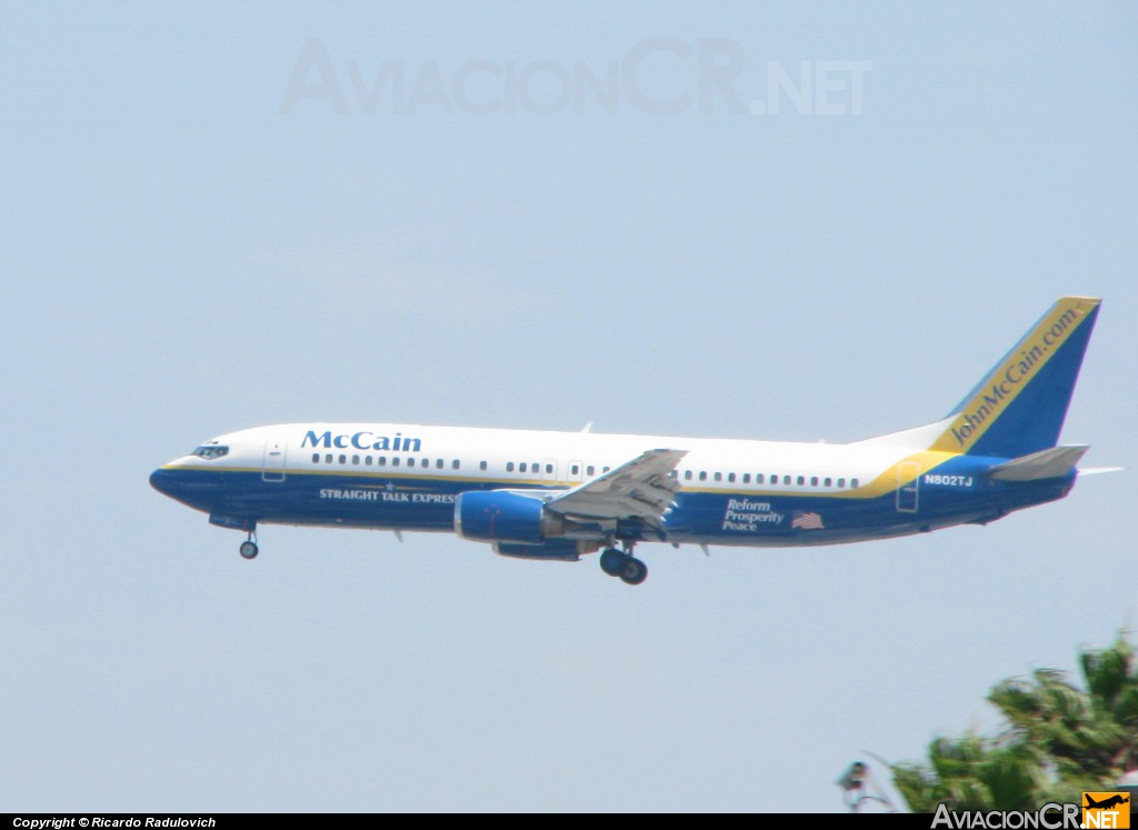 N802TJ - Boeing 737-4B7 - Team Jet