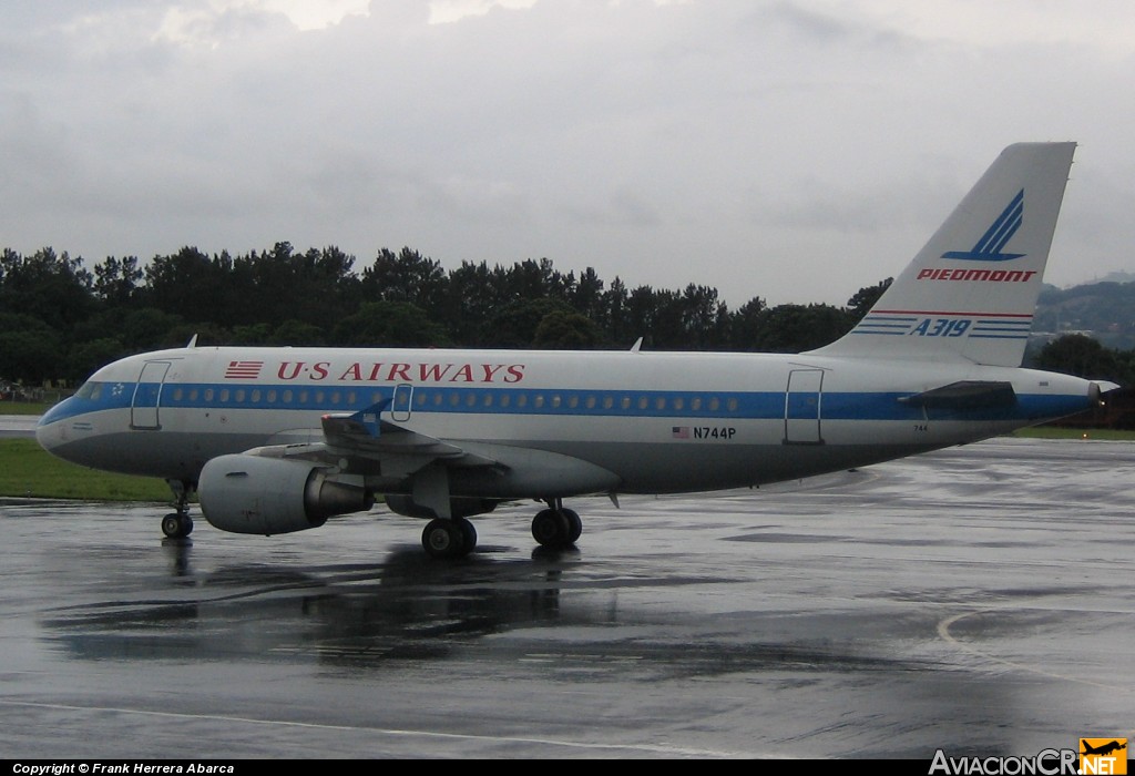 N744P - Airbus A319-112 - US Airways